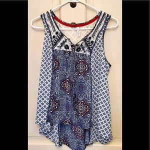 HI LO TANK. Bold and beautiful graphic print- great addition. Never worn!